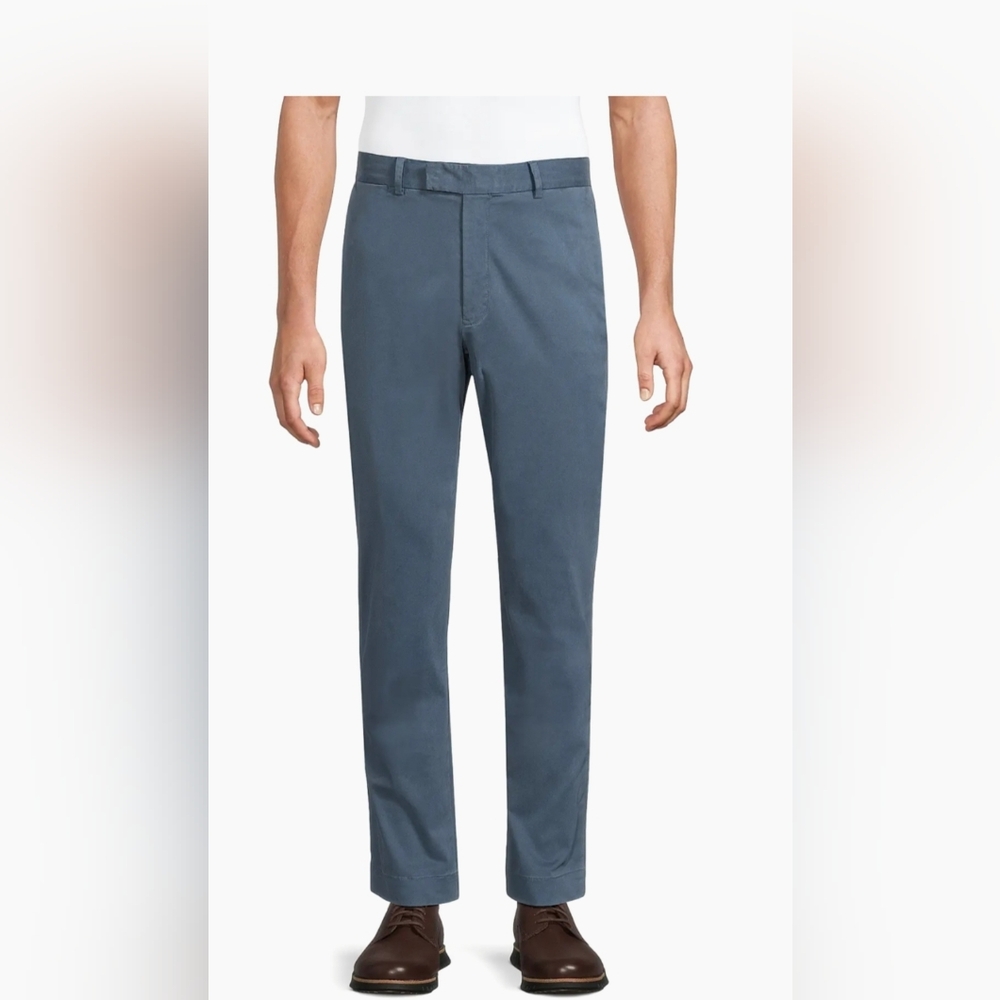 Polo Ralph Lauren Men’s Stretch Classic Fit Chino Pants Blue Gray 36x36 New